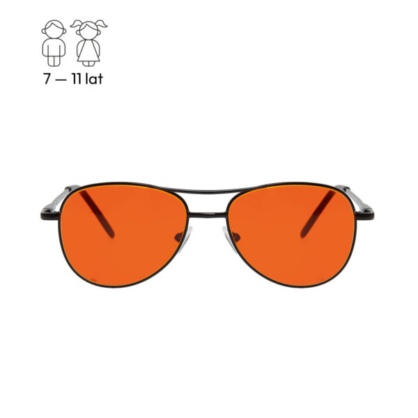 Okulary dla dzieci Aviator Kids NightShield blokujące światło niebieskie