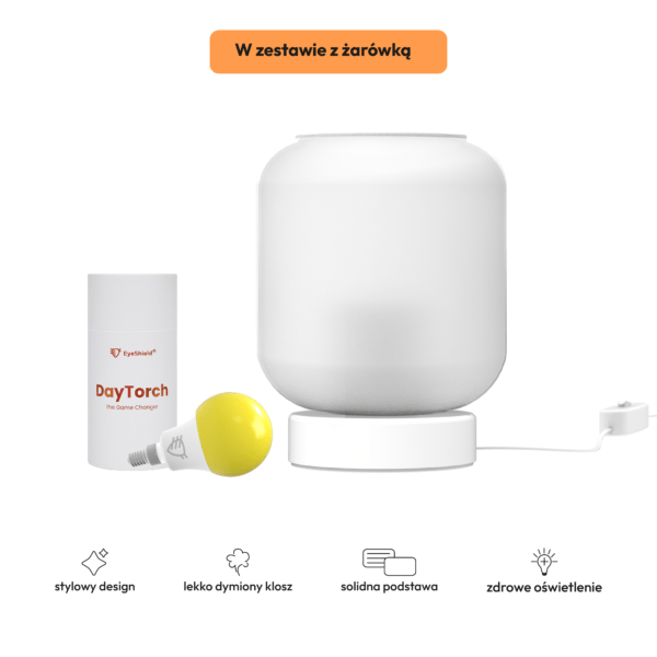 lampka Aura White z żarówką DayTorch