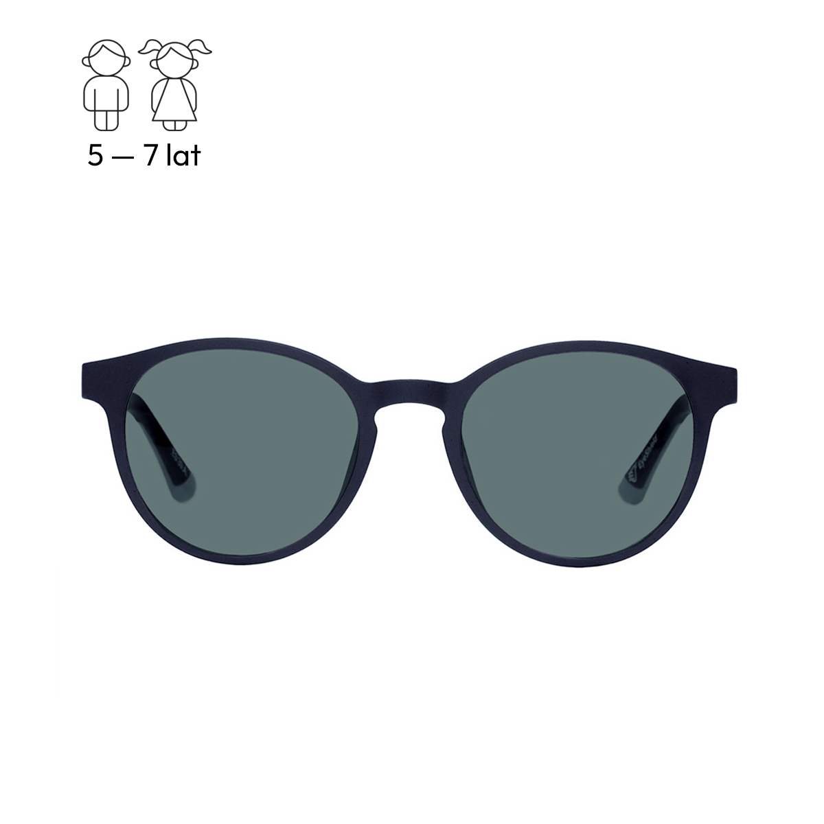 Okulary dla dziecka słoneczne Pixel Black SunShield